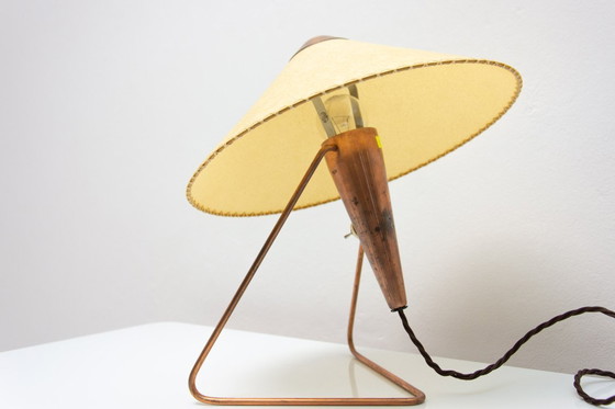 Image 1 of Czech Mid-Century Tripod Table Lamp by Helena Frantová, 1950s