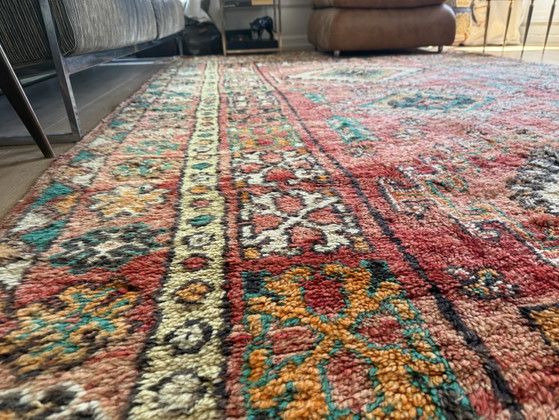 Image 1 of Grand tapis marocain vintage 394 × 204 cm – Berbère des années 1970