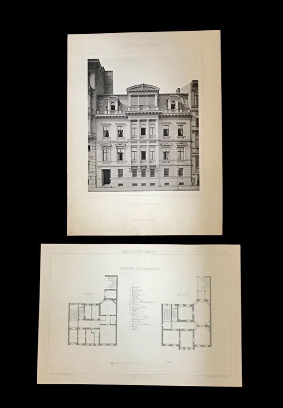 Image 1 of Illustrations of 19th century Berlin architecture