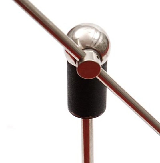 Image 1 of Stehlampe Magneto, Artiforte H. Fillekes, mit originaler schwarzer Schrumpffolie, Ende der 1950er Jahre