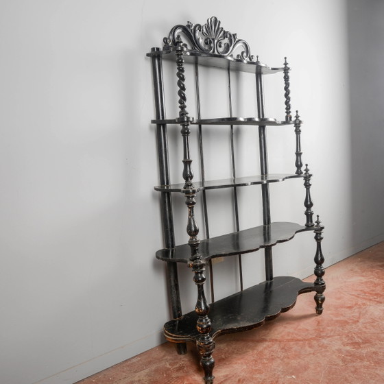 19th Century Étagère Bookcase with Open Shelves – Shelving unit, Klassiek (photo 10 of 39)