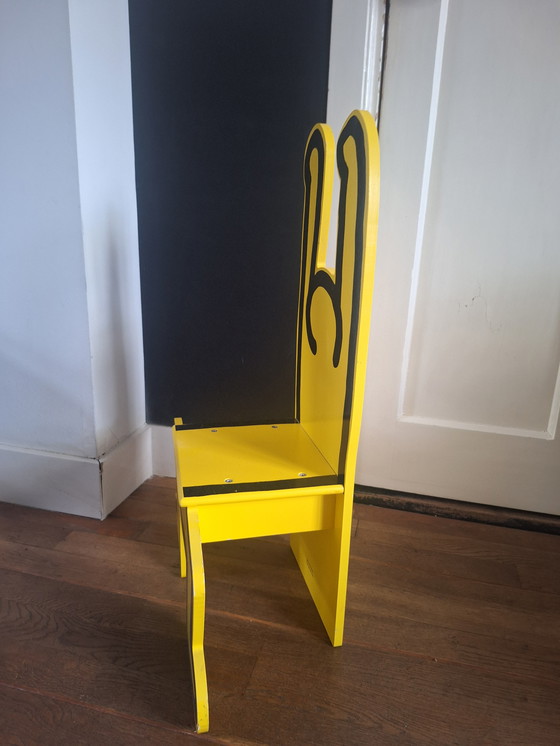 Image 1 of Sedia per bambini vintage di Keith Haring Vilac Design