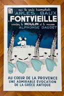 PLM poster 1990, drawing by Léo Lelée, Arles aux Baux