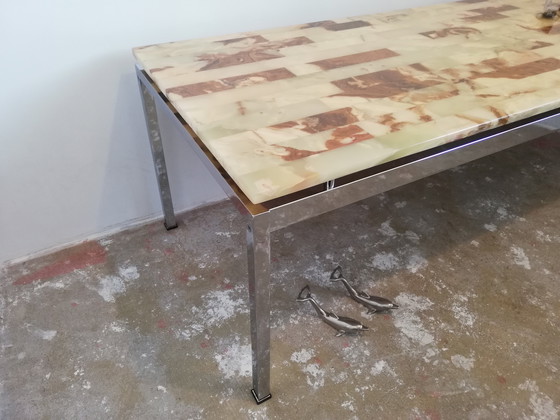 Image 1 of Mid-Century Onyx Salontafel