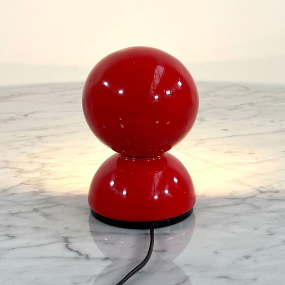 Image 1 of Lampes de table Red Eclisse de Vico Magistretti pour Artemide, années 1960