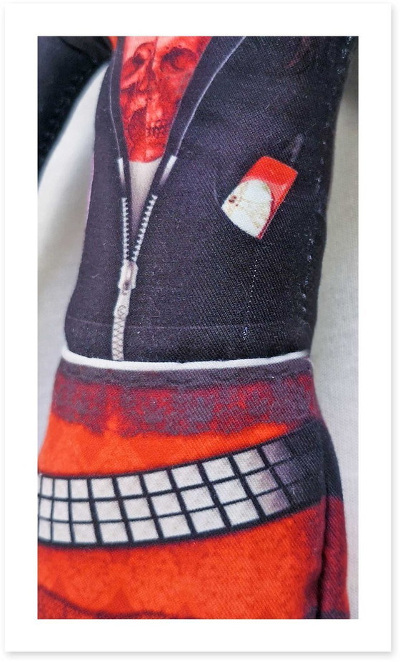 Image 1 of Cadeau met Mona Lisa-steenmotief | Decoratie met rotskunst | Kunstpop als verzamelobject | Stoer cadeau voor kunstliefhebbers