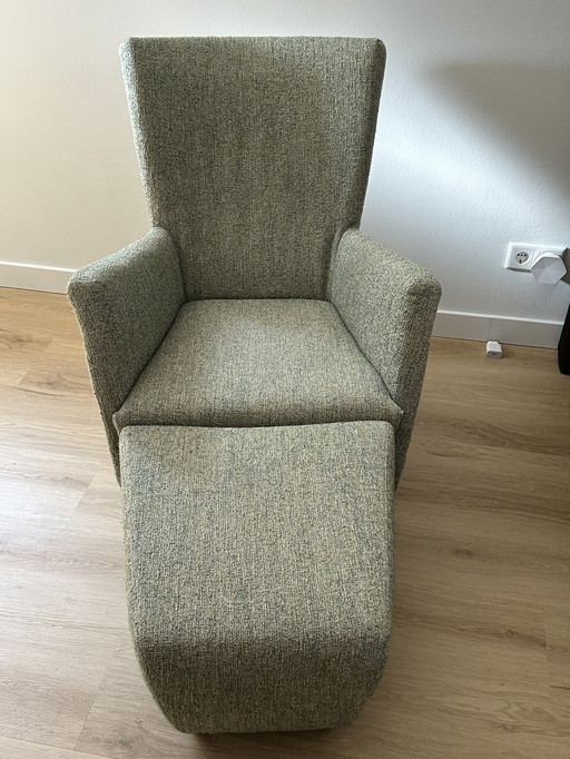 2x Montis Windy Fauteuil, 1 Hocker
