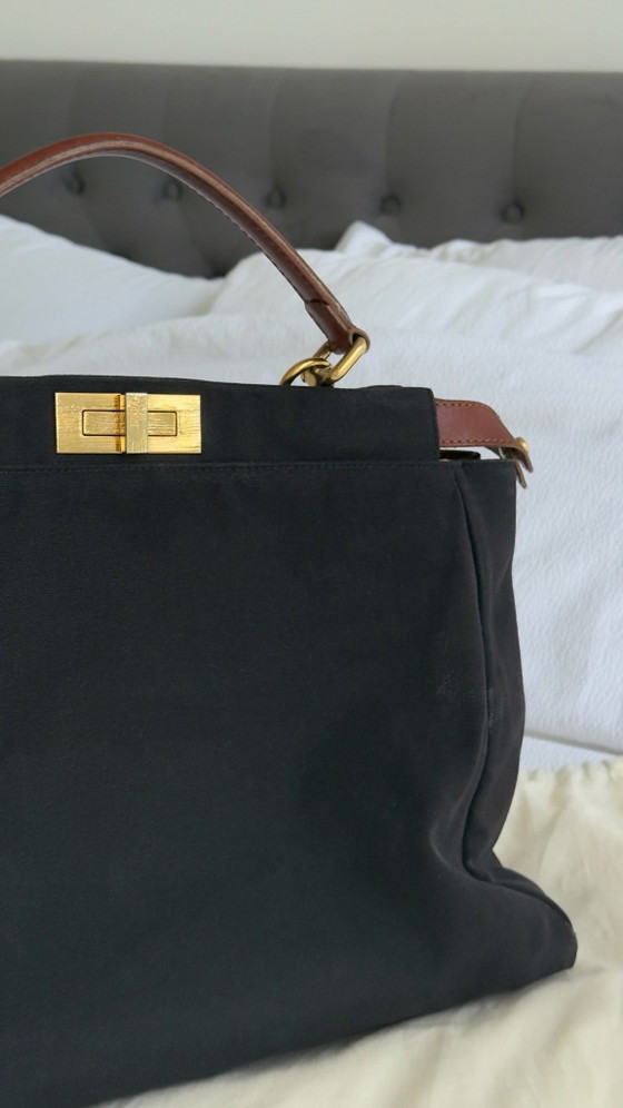 Borsa Fendi Peekaboo – Borse a mano, Tweed (photo 3 of 15)