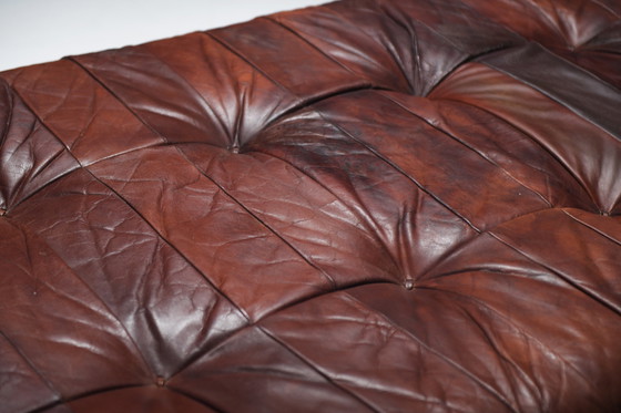 Image 1 of Early Edition Daybed DS-80 with patinated leather by Team De Sede for De Sede Swiss