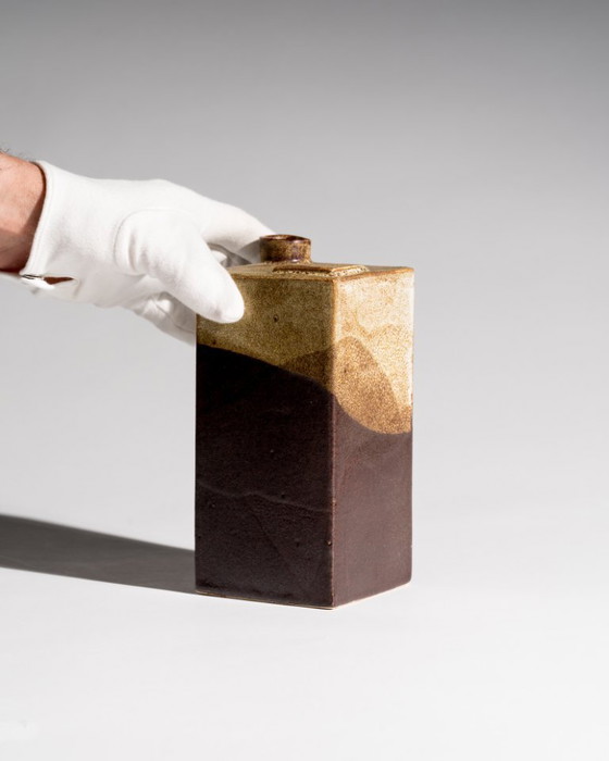 Image 1 of Curated Duo of German Studio Ceramic Sculpural Vessels Till Sudeck & Anonymous
