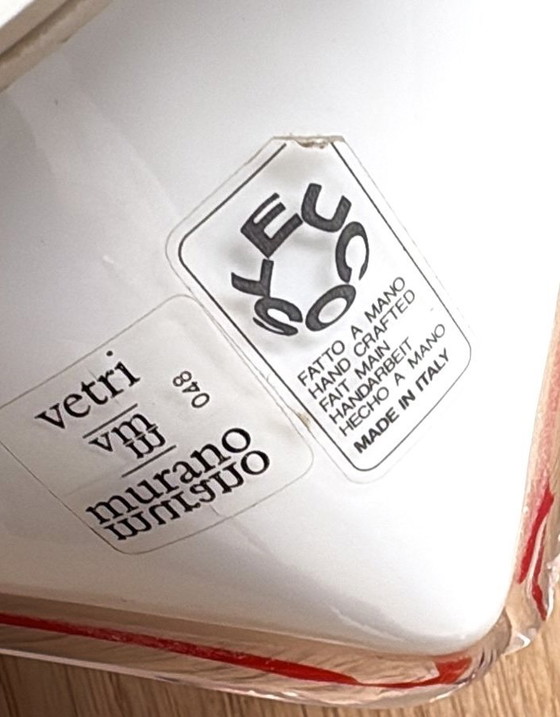 Image 1 of Vintage Murano glass ceiling lamp / wall lamp