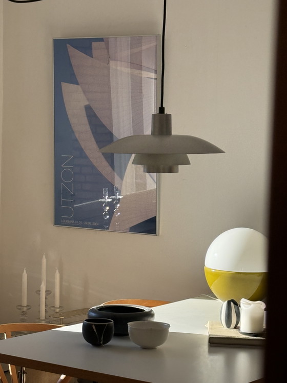 Image 1 of Zeldzame Vintage Limited Louis Poulsen PH 4/3 ontwerp van Poul Henningsen in ruw aluminium