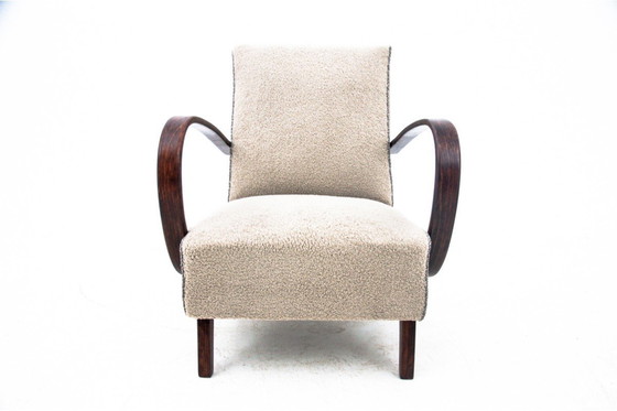 Image 1 of A pair of Art Deco armchairs by J. Halabala from the 1930s, Czechoslovakia.