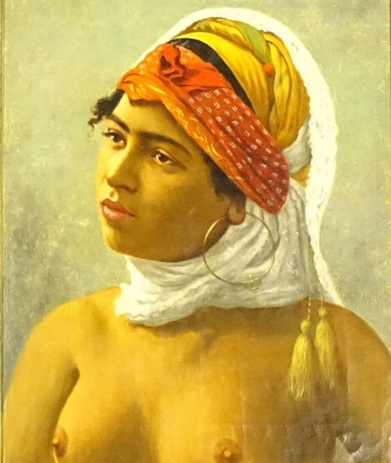 Image 1 of Luis Anglada Pinto - Young Asian woman with bare breasts