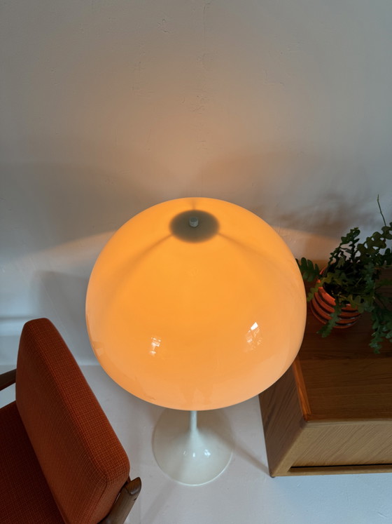 Vintage ‘Trixel’ Mushroom Vloerlamp, Lyfa Denemarken ‘70 – Vloerlampen, Metal, Plastic (photo 11 of 13)