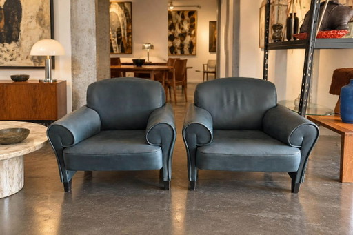 DS 90 Lounge-Sessel von De Sede, 1990er Jahre, 2er-Set