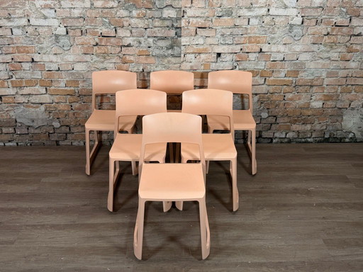 Vitra Tip Ton | Lot de 6 | Rose