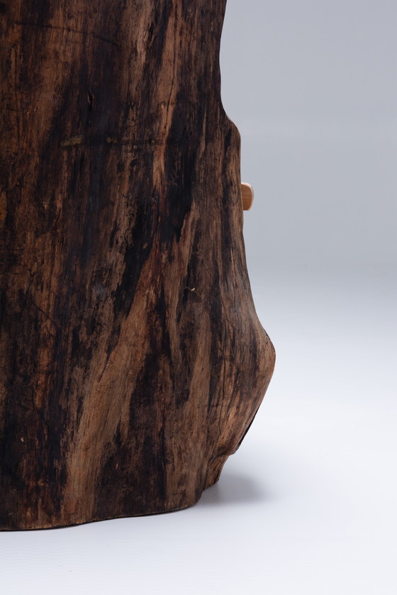 Image 1 of Hand Carved Swedish Stump Chair