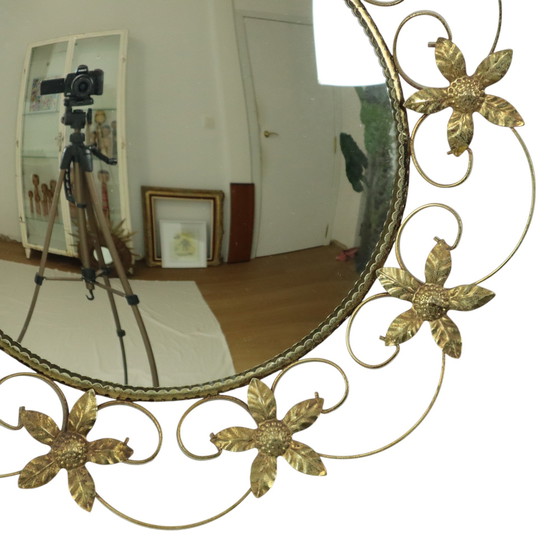 Image 1 of Miroir français vintage Miroir de sorcière