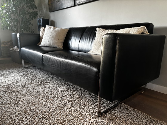 Image 1 of 2x Artifort Mare Sofas, 2,5-Sitzer und 2-Sitzer in Leder