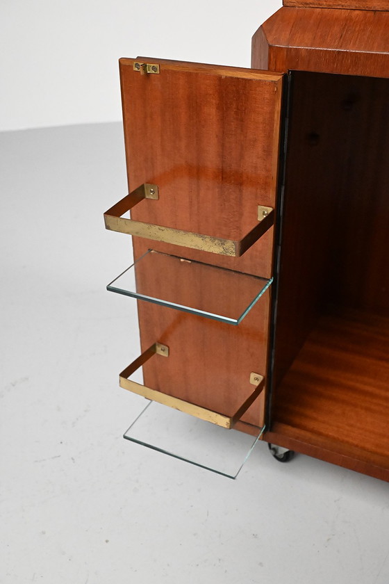 Image 1 of Bijzonder teak ‘fliptop’ barretje