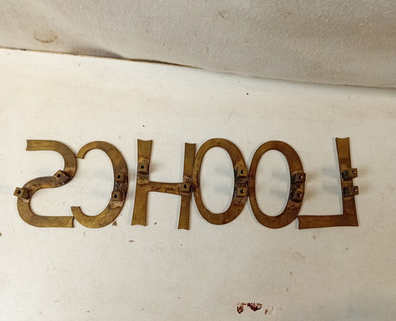 Image 1 of Lettere in ottone vintage