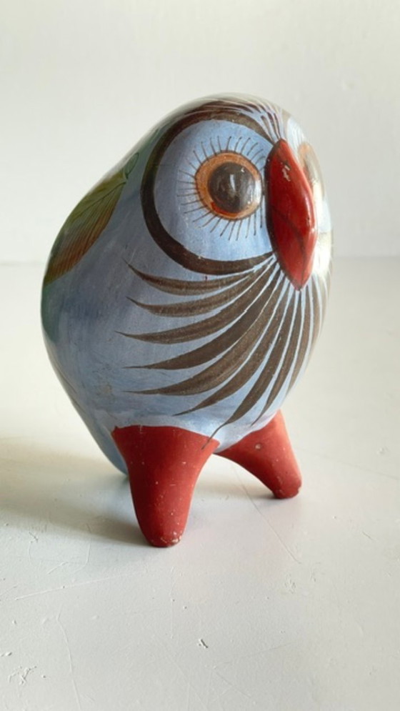 Vintage HANDCRAFTED Ceramic OWL – MEX JP, Decorative Objects (photo 34 of 35)
