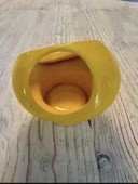 Conteneur Vintage en Céramique Jaune Space Age