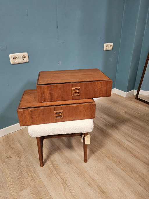 Comodini galleggianti vintage, comodino, mobiletto