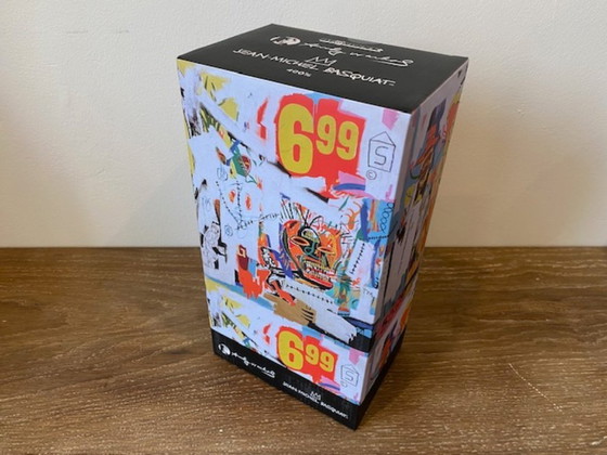 Image 1 of Bearbrick Andy Warhol x Jean-Michel Basquiat #4 400% MEDICOM Toys
