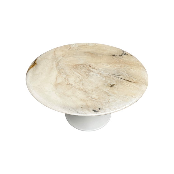 Image 1 of Tavolo anni '70 con piano in marmo