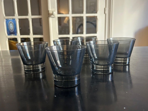 6 Gläser aus den 70er Jahren