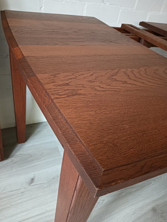 Image 1 of Extendable and solid vintage table