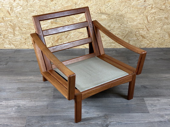 Image 1 of 60s 70s teak armchair Easy Chair by Glostrup Møbelfabrik Denmark Design