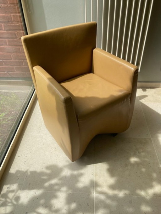 Sedie Baliri Italia in pelle – fauteuils, Leather, Plastic