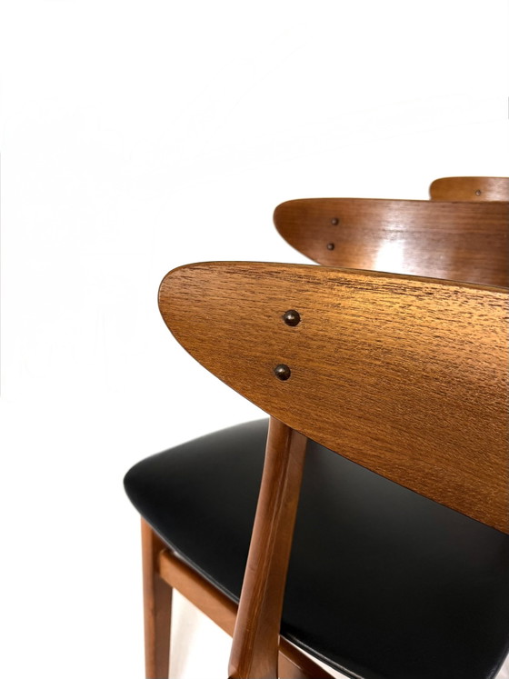 Image 1 of 6x Vintage Eetkamerstoel Model 210, Farstrup ‘60