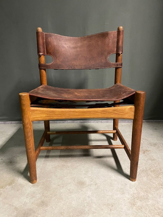 Image 1 of 4 BØRGE MOGENSEN 'SPANISH' DINING CHAIRS FOR FREDERICIA, 1960