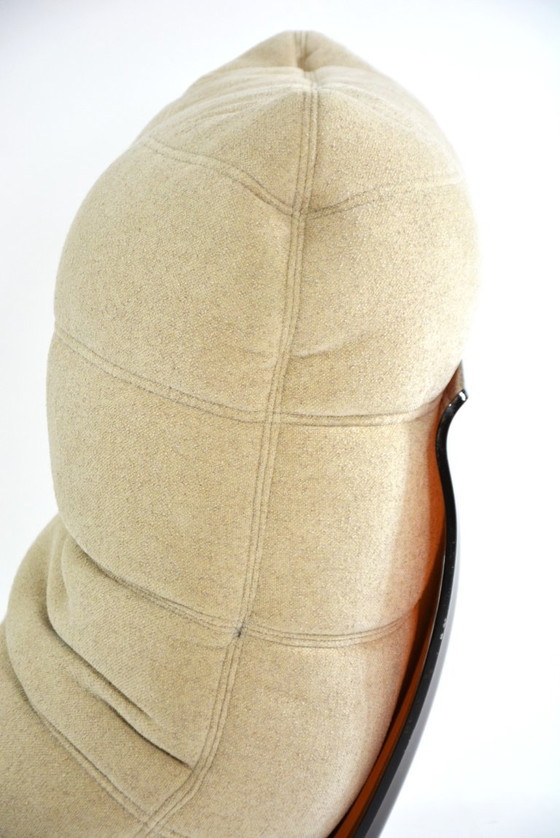 Ligne Roset Marsala 2-zitsbank van Michel Ducaroy — Vintage Frans Design, Lichtbeige Bouclé Jaren 70 (photo 4 of 7)
