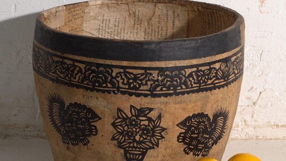 Antique Chinese papier-mâché container – China, circa 1900 – Decorative Objects (photo 3 of 40)