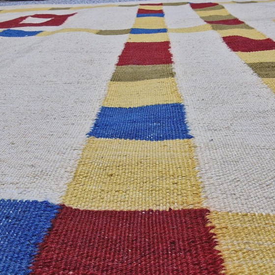 Tapiz de lana tejido a mano Piet Mondrian Broadway Boogie Woogie (Edición limitada 2/8) – Alfombras, Wool (photo 5 of 11)