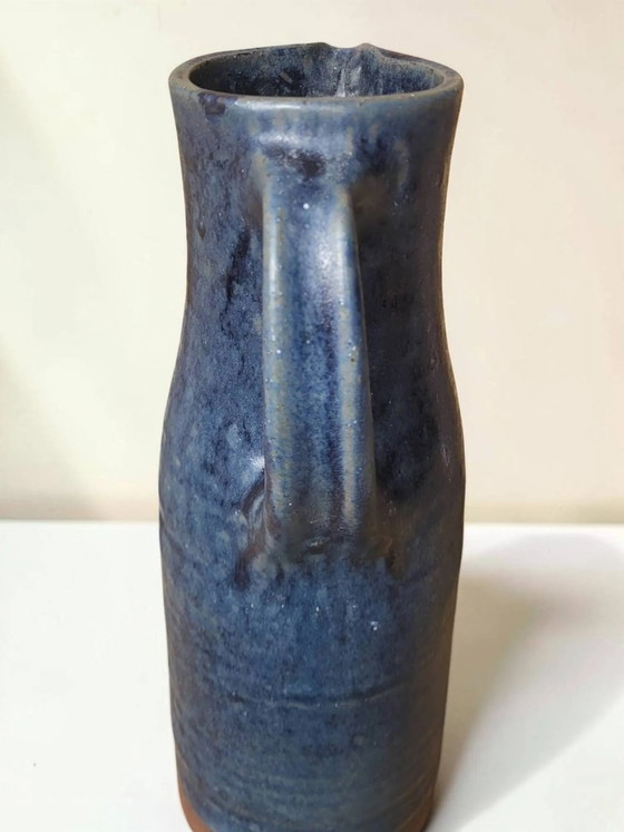 Stoneware jug J&N Pierlot Ratilly / Puisaye. 1960s. – Glass & Decanter, Porcelain, Vintage (photo 7 of 10)