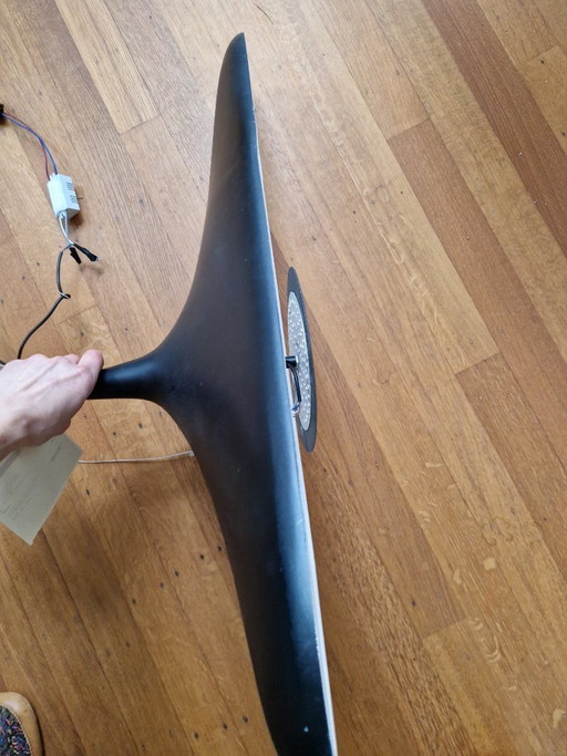 Gebruikte Luceplan Soleil Noir hanglamp, ontworpen door Studio Odile Decq. Verkeert in goede staat. Wegens verhuizing overbodig 