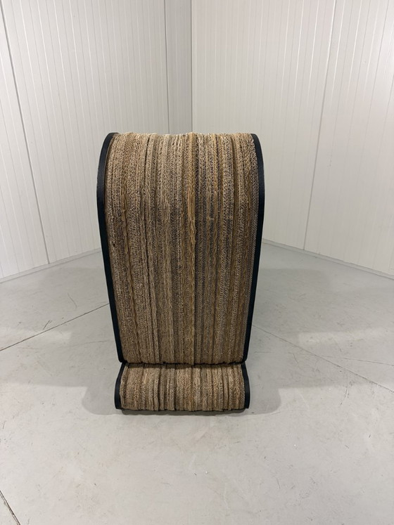 Image 1 of Unieke design lounge stoel karton & multiplex 1990's