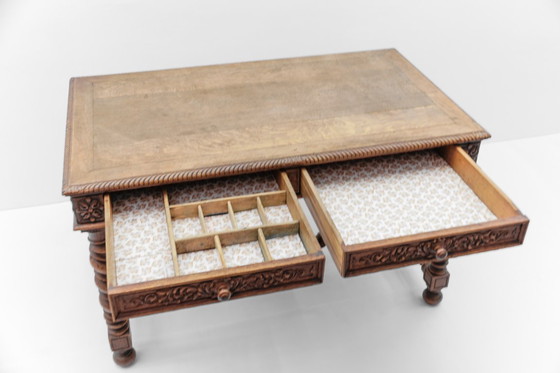 Image 1 of French Barley Twist Writing Desk