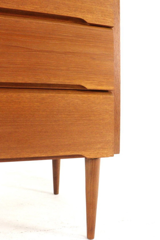 Image 1 of Grote hoge XL Deense ladekast vintage
