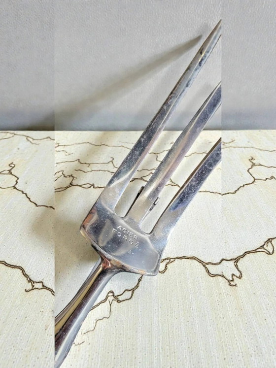 Gigot / Salad cutlery in Bakelite – Cutlery Sets, Art Deco (photo 9 of 11)