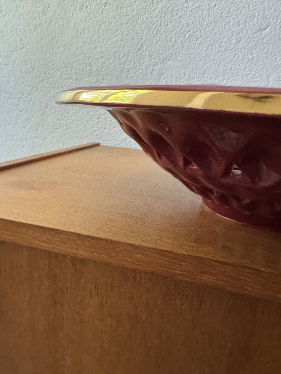 Image 1 of Grande piatto in ceramica traforata Vallauris anni '60