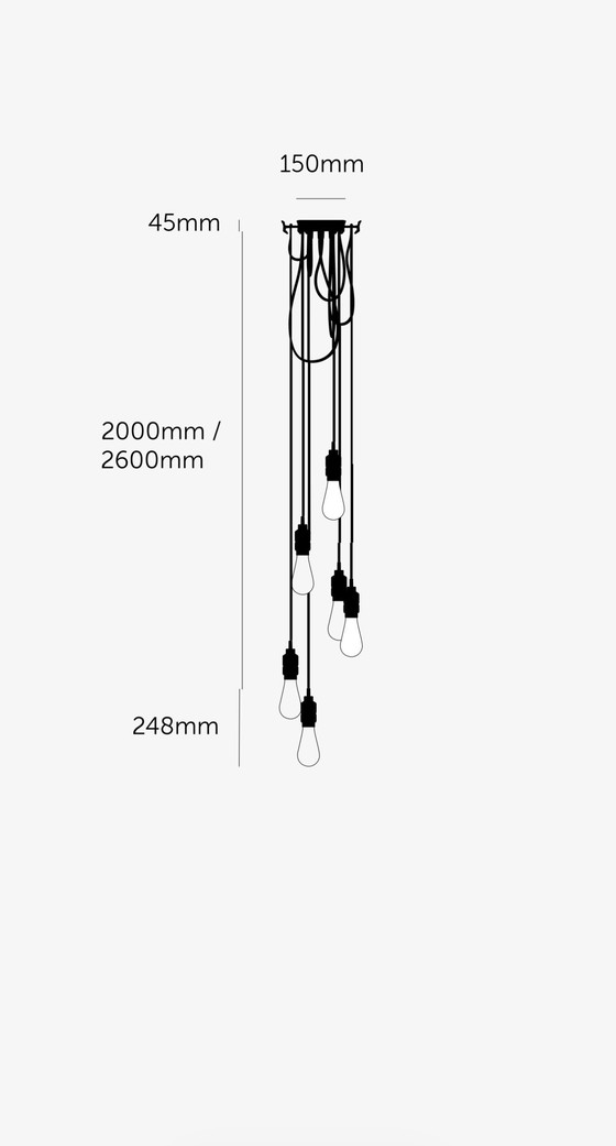 Image 1 of Buster + Punch Hooked 6.0 plafondlamp