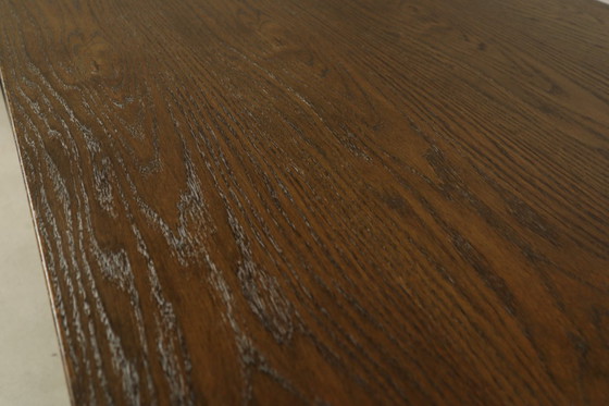 Image 1 of Extendable Oak Dining Table by AZS Meubelen, Netherlands, 1970s