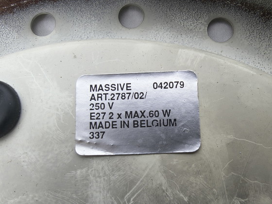 Image 1 of Lampe de plafond vintage Massive Belgium